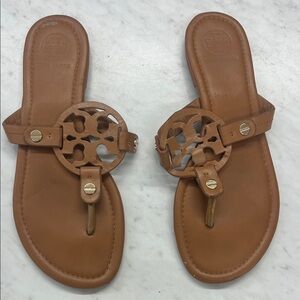Tory Burch Brown Leather Sandals women’s 8